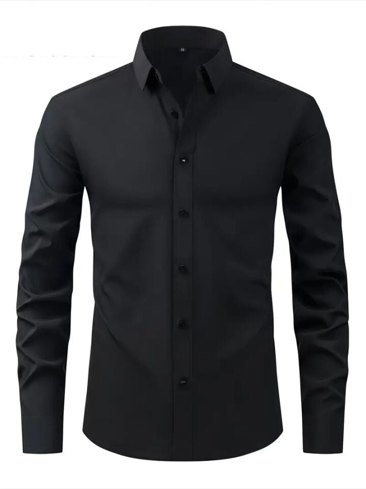 SLİM FİT İTALYAN KESİM SATEN TAKIM ELBİSE GÖMLEĞİ